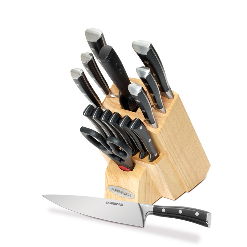 Farberware Triple Rivet 15 Piece Knife Block Set & Reviews Wayfair
